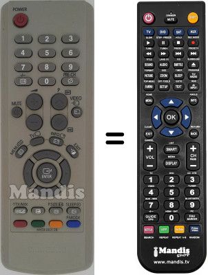 Telecomando equivalente Samsung CZ21K22TSX/XEH Telecomando equivalente Samsung CZ21K22TSX/XEH