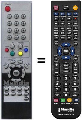 Telecomando equivalente RCL-06