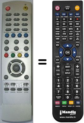 Telecomando equivalente RC42-TXT