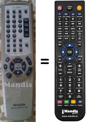 Telecomando equivalente RC-ZAS07