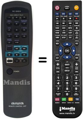 Telecomando equivalente RC-6AS14