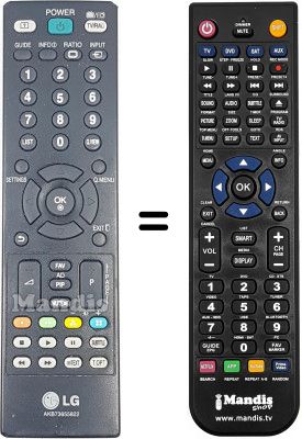 Telecomando equivalente LG M2352D Telecomando equivalente LG M2352D