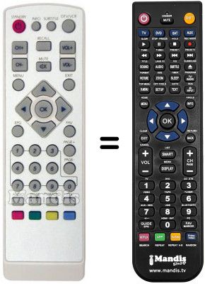 Telecomando equivalente REMCON326