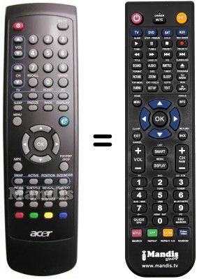 Telecomando equivalente Acer AT3203