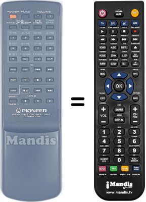Telecomando equivalente Pioneer XR-P340