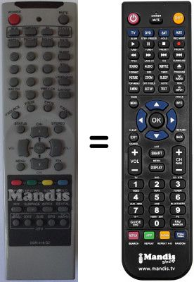 Telecomando equivalente Airis MW159