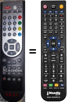 Telecomando equivalente Akai SUP5684