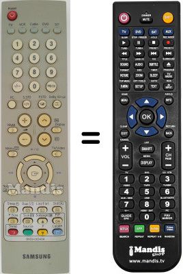 Telecomando equivalente Samsung BN59-00343A Telecomando equivalente Samsung BN59-00343A
