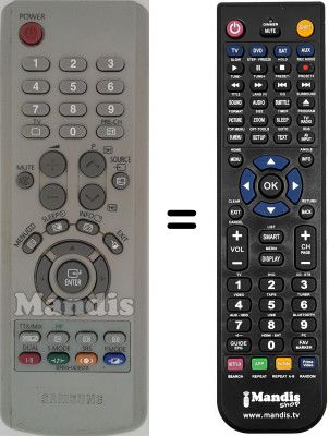 Telecomando equivalente Samsung LE32R31SXXEH Telecomando equivalente Samsung LE32R31SXXEH