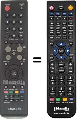 Telecomando equivalente Samsung LE27S71 Telecomando equivalente Samsung LE27S71