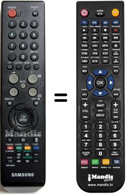 Telecomando equivalente Samsung LE32S81BX/AST Telecomando equivalente Samsung LE32S81BX/AST
