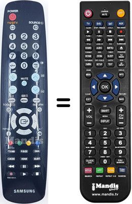 Telecomando equivalente Samsung LE32A467C1MXZF Telecomando equivalente Samsung LE32A467C1MXZF