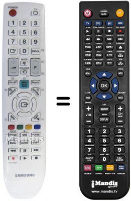 Telecomando equivalente Samsung LE40B531P7WXRU Telecomando equivalente Samsung LE40B531P7WXRU