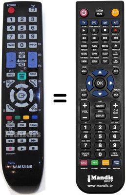 Telecomando equivalente Samsung LE40B530P7WXAB Telecomando equivalente Samsung LE40B530P7WXAB