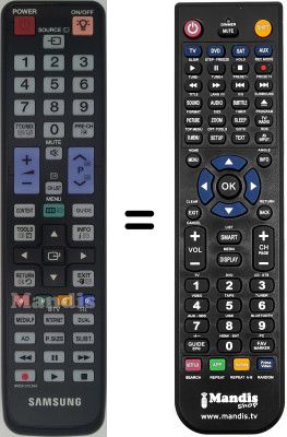 Telecomando equivalente Samsung UE40C6740SS/XZG Telecomando equivalente Samsung UE40C6740SS/XZG