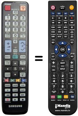 Telecomando equivalente Samsung UE55C6000 Telecomando equivalente Samsung UE55C6000
