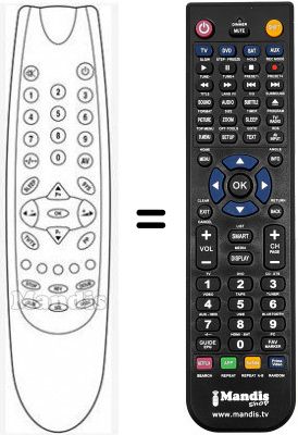 Telecomando equivalente RC12.1A