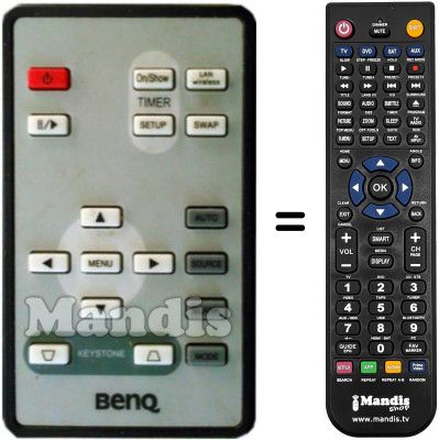 Telecomando equivalente Benq004