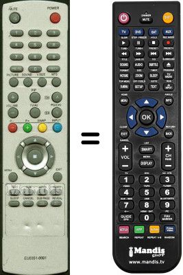 Telecomando equivalente Bluesky EU0351-0001