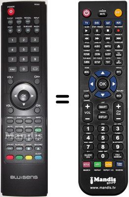 Telecomando equivalente Blusens M99MCIRST2B19PSP-1101595