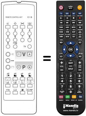 Telecomando equivalente Neckermann 765 / 317