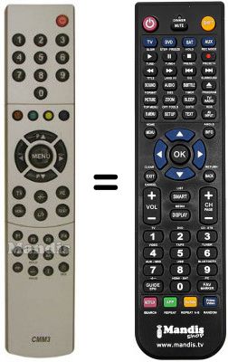 Telecomando equivalente NordMende MD40333 Telecomando equivalente NordMende MD40333