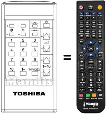Telecomando equivalente CT-9108