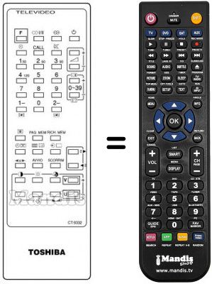 Telecomando equivalente CT-9332