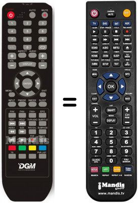 Telecomando equivalente DGM ETV-3286WFH
