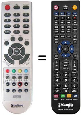 Telecomando equivalente REMCON1337