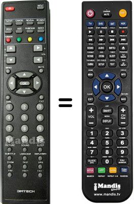 Telecomando equivalente DMTech DM-19TB