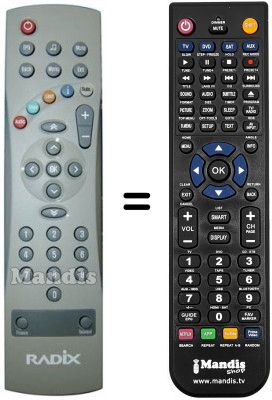 Telecomando equivalente REMCON1391