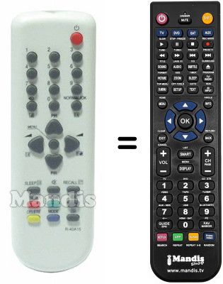 Telecomando equivalente Daewoo 20T8ST Telecomando equivalente Daewoo 20T8ST