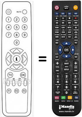 Telecomando equivalente RC211