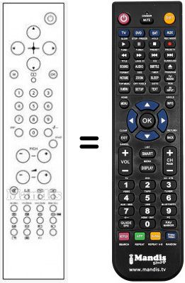 Telecomando equivalente RC1543-1541