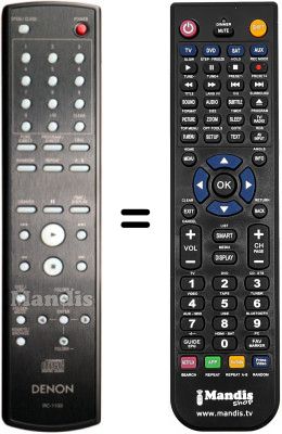 Telecomando equivalente Denon RC-1133