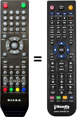 Telecomando equivalente DICRA REMCON372