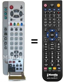 Telecomando equivalente Erres EUR511228