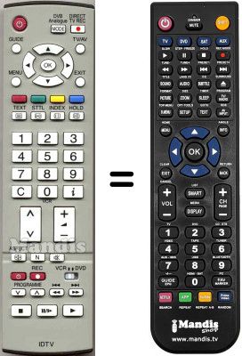 Telecomando equivalente Panasonic TX-26LED65F