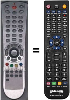 Telecomando equivalente RC2600-3