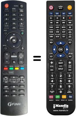 Telecomando equivalente Funai LT850-M22