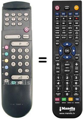 Telecomando equivalente REMCON859 Telecomando equivalente REMCON859