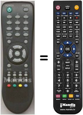 Telecomando equivalente Sliding ST1743