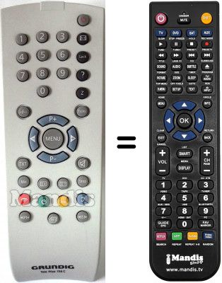 Telecomando equivalente Grundig LCD 45-9410TOP