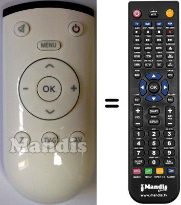 Telecomando equivalente Grundig 720117145400