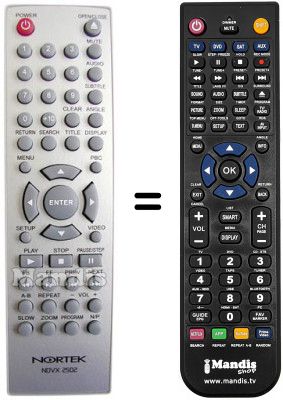 Telecomando equivalente Beko DVD2008