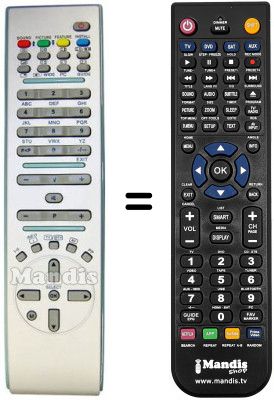 Telecomando equivalente REMCON239 Telecomando equivalente REMCON239