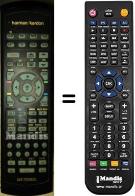 Telecomando equivalente HARMAN KARDON AVR7000RDS