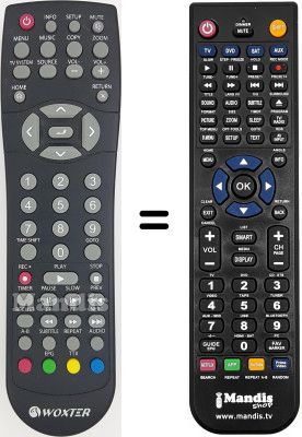 Telecomando equivalente Woxter i-CubeXDiv35XPRECHIGH