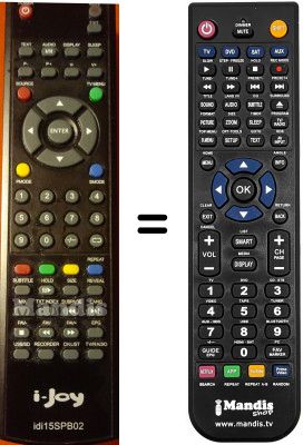 Telecomando equivalente i-Joy IDI15SPB02